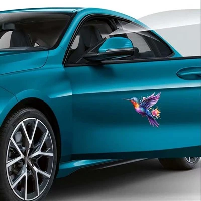 Stiker mobil sepeda motor decals hummingbird tahan lama