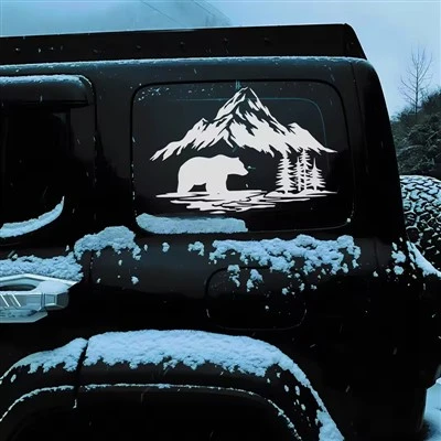 Stiker Mobil Pariwisata Alaska