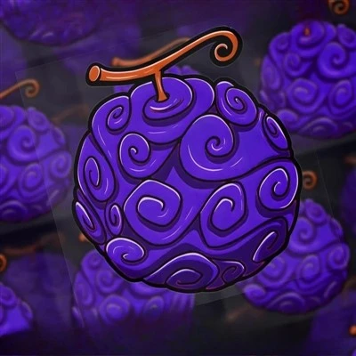Anime Devil Buah Buah Stiker Tahan Air