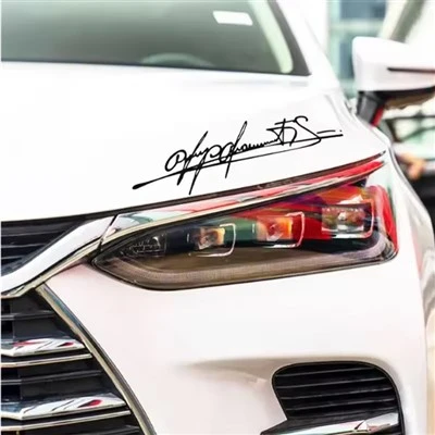 Stiker vinil dekorasi suku cadang mobil