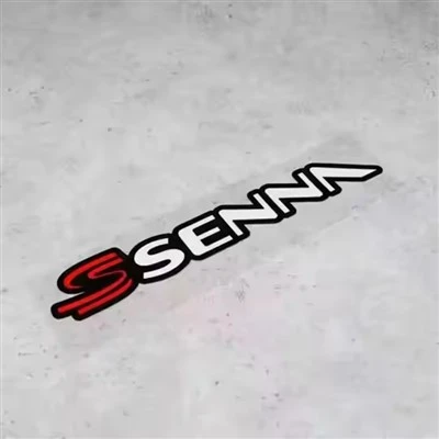 Ayrton Senna Sticker Reflektif Vinyl