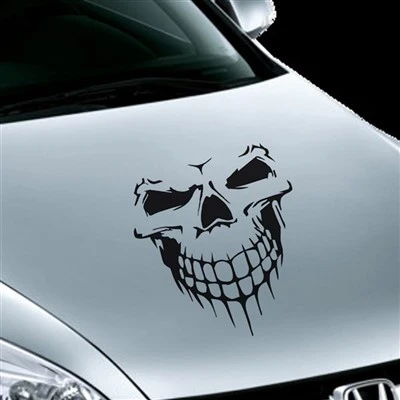 Stiker ukuran khusus gaya kerangka mobil