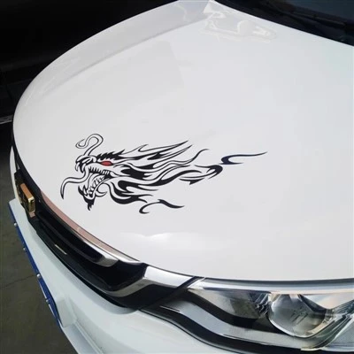 Stiker Kap Mobil Naga