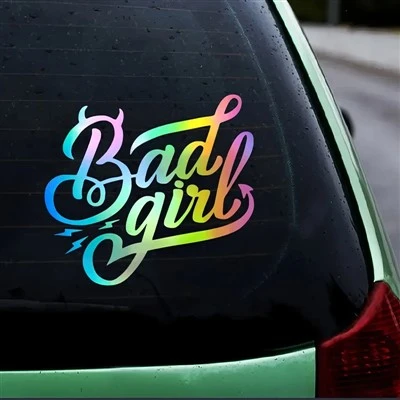 Decals Gadis Buruk & Bumper Kreatif & Stiker Lucu