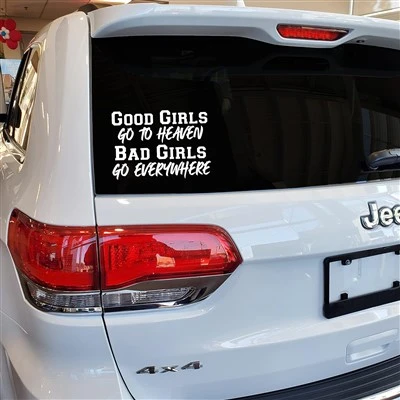 Stiker Gadis Nakal Pergi Ke Mana Saja