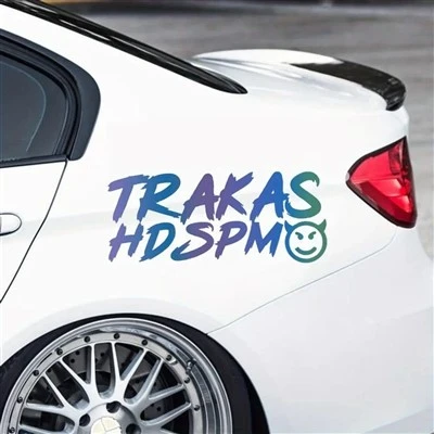 Trakas hdspm stiker mobil lucu