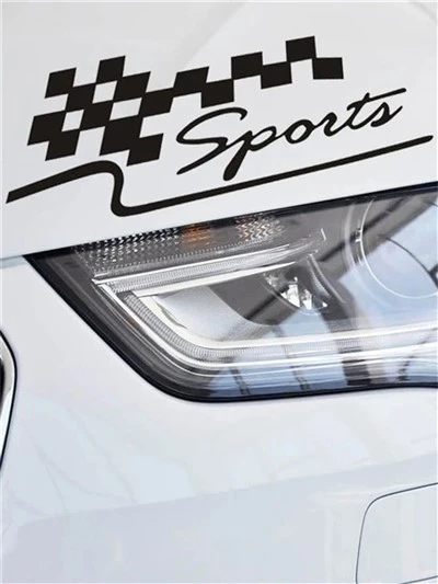 Stiker mobil sport balap F1