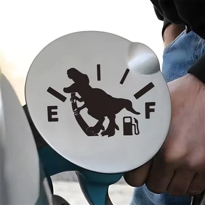 Stiker Lucu Meteran Gas Brontosaurus