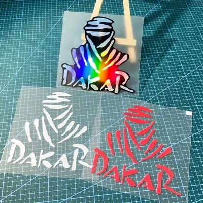 Dakar Desert Rally Motocross Laser Sticker
