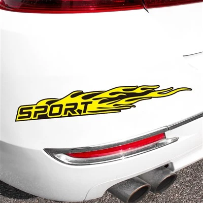 Stiker bemper vinil stiker huruf olahraga