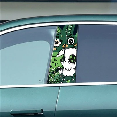 Stiker Vinyl Mobil Dekorasi Pilar B