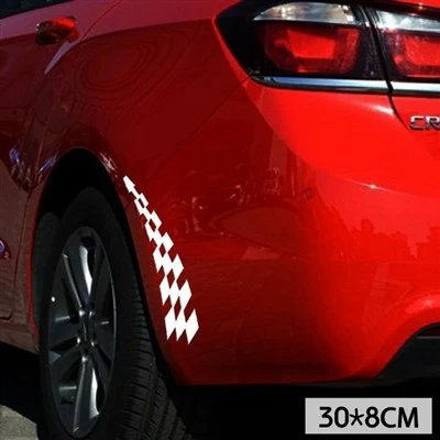 Stiker Fender Mobil Bendera Gaya F1