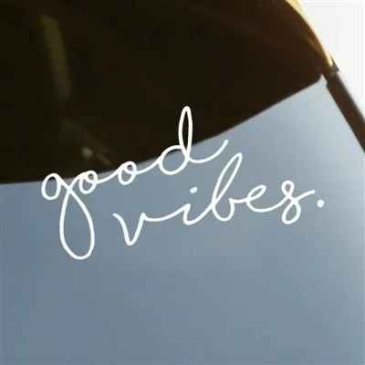 Good Vibes Die - Potong stiker mobil vinyl