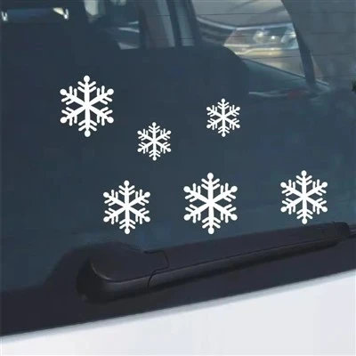 Stiker mobil decals otomatis selamat natal
