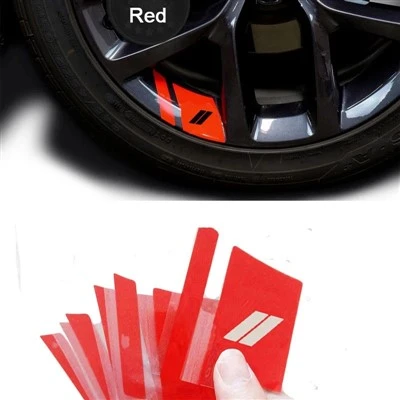 Stiker roda mobil untuk Dodge Challenger