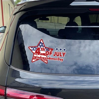 Stiker Jendela Mobil Gaya Bendera AS