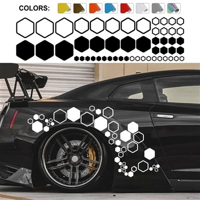 Stiker sarang lebah buka kreatif decals vinyl