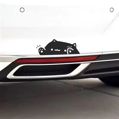 Stiker Mobil Kepribadian Kucing
