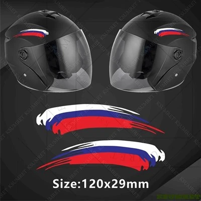 Stiker bendera negara stiker untuk helm sepeda motor