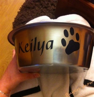 Decals nama anjing / kucing kustom