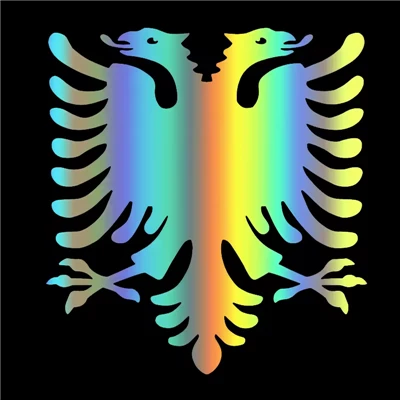 Eagle Design Vinyl Decal of Albania
