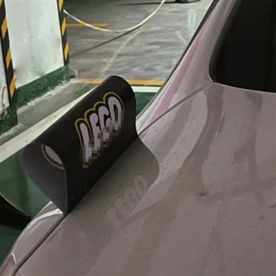 Label Stiker Mobil Pintu Belakang Vinyl