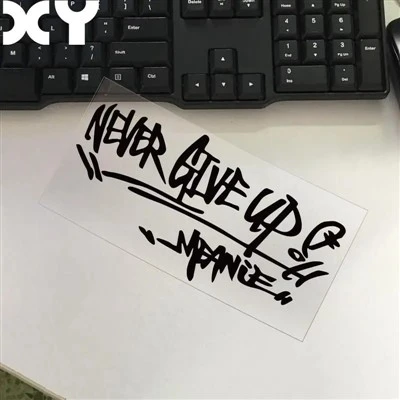 Etie Design Motorcycle Sticker tidak pernah menyerah