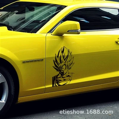 stiker mobil dragon ball