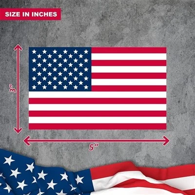 Stiker Bendera Amerika