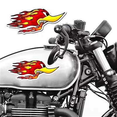 Stiker sepeda motor bebek api untuk sepeda motor