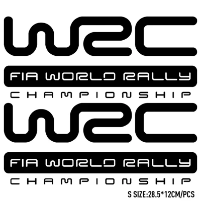 STIKER DECAL RALLY DUNIA FIA