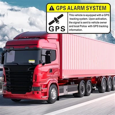 Stiker Peringatan Mobil GPS