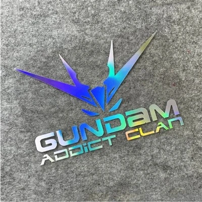 Stiker mobil kreatif fashion gundam