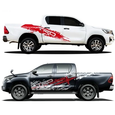 stiker truk tahan air