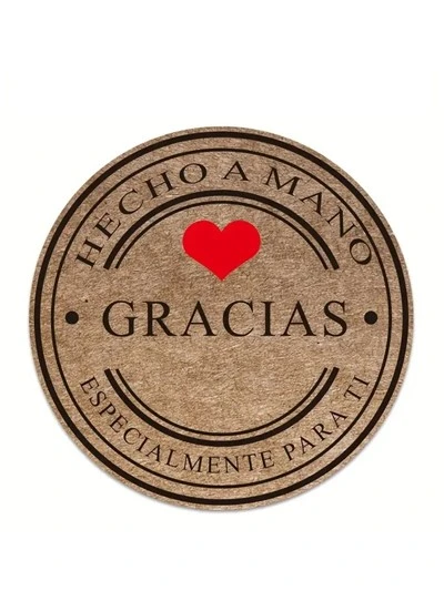 Buatan tangan memo stiker kado segel buatan tangan