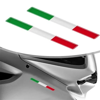 Tongkat dekoratif epoksi bendera tricolor Italia