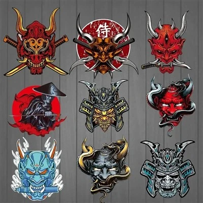 JDM Reflektif Stiker Onimusi Jepang