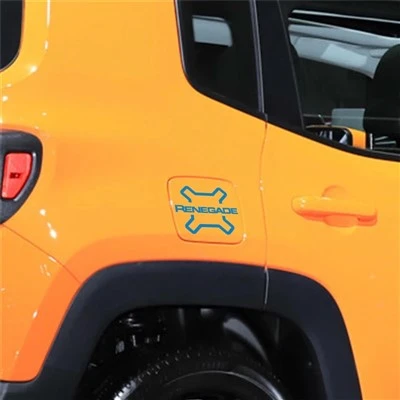 Stiker Tutup Bahan Bakar Kendaraan Kelas Kecil JEEP