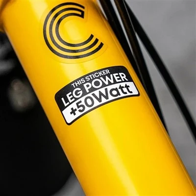 Stiker bingkai sepeda power watt kaki