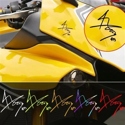 Moto GP Racer #93 Stiker Tanda Tangan