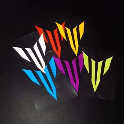 Stiker sepeda motor decal helm reflektif tahan air