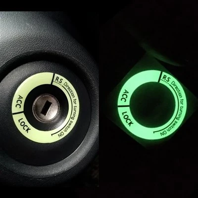 Stiker Cincin Kunci Mobil Luminous Night