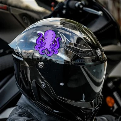 Stiker sepeda motor monster laut gurita