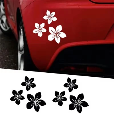 Stiker Mobil Grafis Bunga Cantik