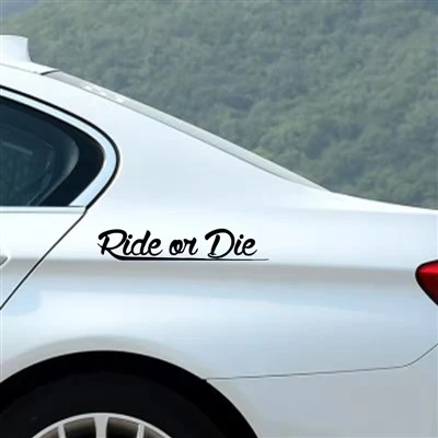 Stiker Lampu Mobil Ride Or Die