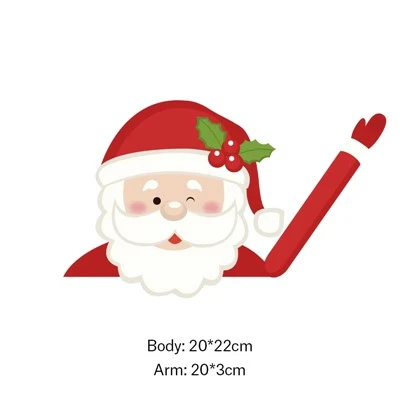 Stiker perekat stiker santa wiper