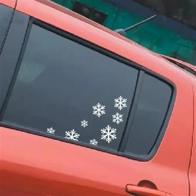 Stiker mobil kepingan salju decals vinyl