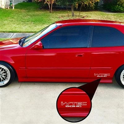 Sport Racing I - VTEC SOHC 2 Pack Car Decals