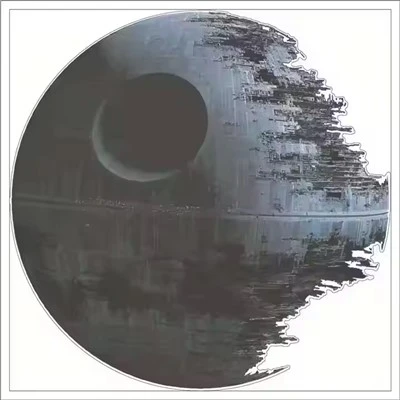 Starwars dinding stiker Death Star Art Decals