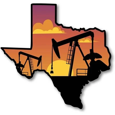 Stiker Lanskap Negara Bagian Texas